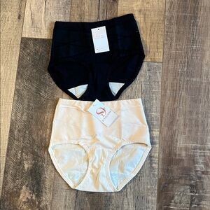 Doveloom Leakproof High Waist Shaping Panties Underwear Size Small - 2 pair NWT